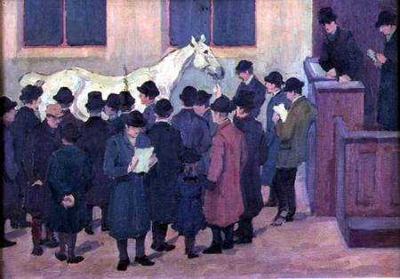 Horse Sale at the Barbican von Robert Polhill Bevan