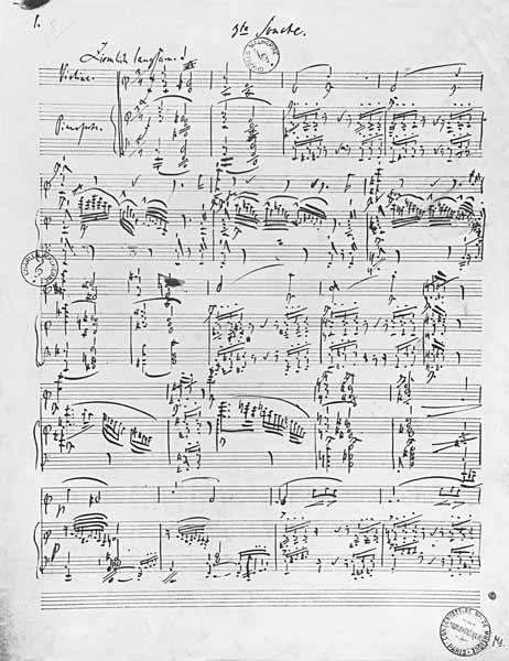 Third Sonata for piano and violin von Robert Schumann
