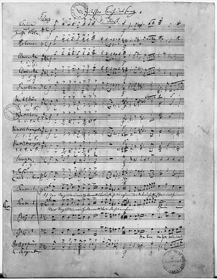 Ms.316, Three Lieder, Opus 65, Number 3, for male choir von Robert Schumann