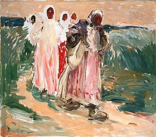 Erntefrauen in Russland von Robert Sterl