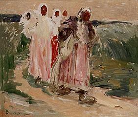 Erntefrauen in Russland. 1928