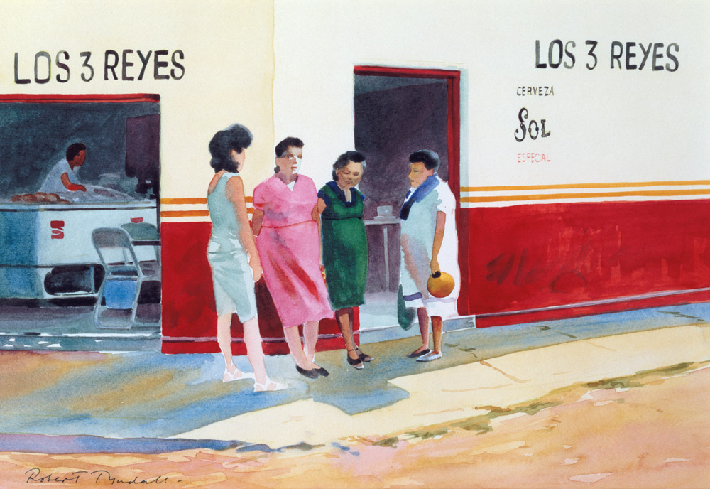 Conversation, Yucatan, Mexico  von Robert  Tyndall