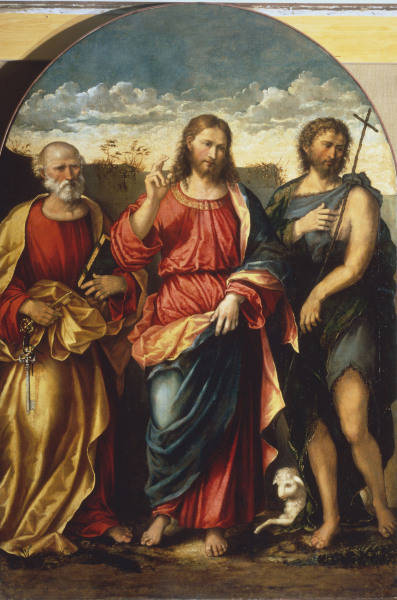 R.Marconi, Christus, Johannes d.T.u.Petr von Rocco Marconi