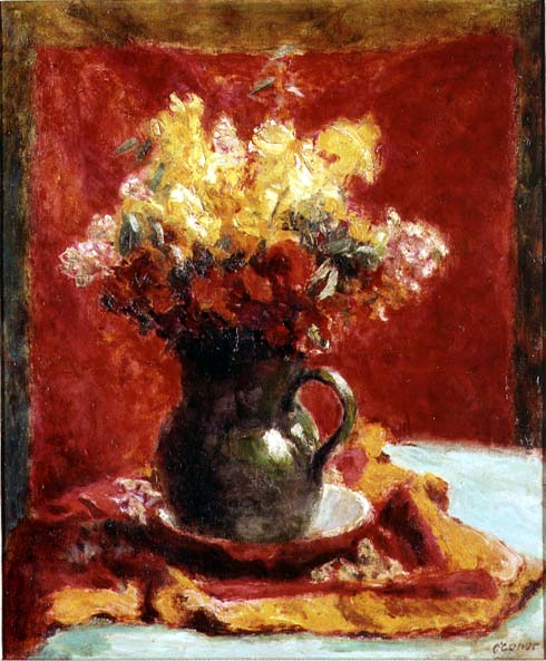 Green Jug with Flowers (oil on canvas)  von Roderic O'Conor