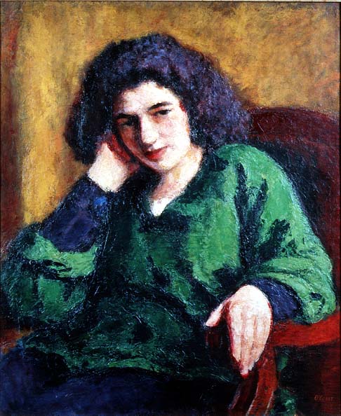 Portrait of Renee Honta, c.1920  von Roderic O'Conor