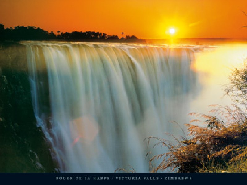 Victoria Falls, Zimbabwe von Rog De la harpe