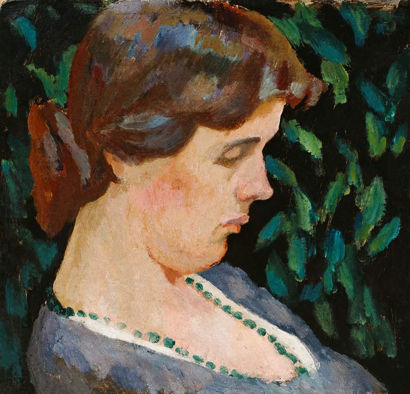 Portrait of Vanessa Bell von Roger Eliot Fry