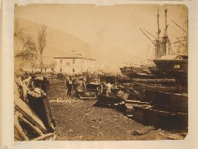 Die Werft in Balaklawa 1855