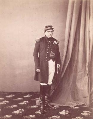 Napoleon-Joseph-Charles-Paul (1822-91) Prince Napoleon, 1855 (sepia photo) von Roger Fenton