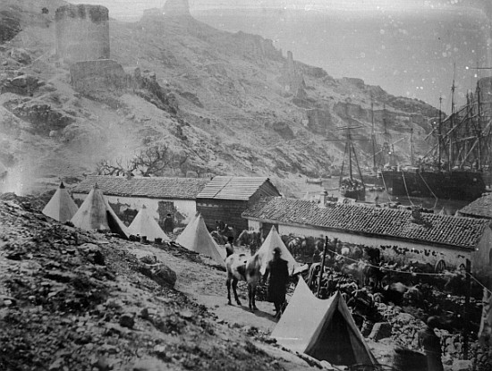 The Port at Balaklava during the Crimean War, c.1855 von Roger Fenton