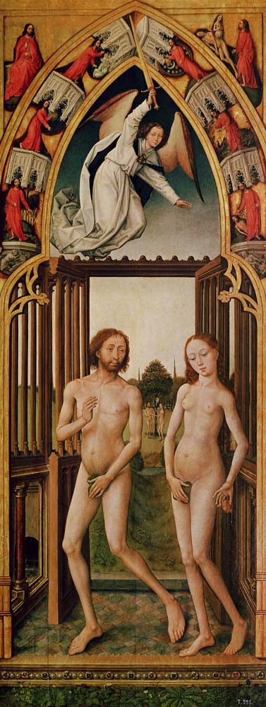 van der Weyden / Expulsion from Paradise von Rogier van der Weyden