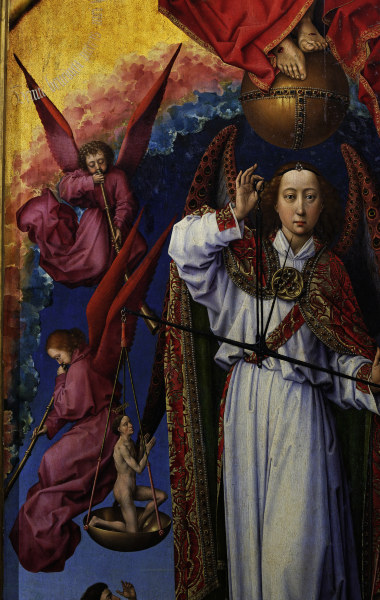 R. van der Weyden, Archangel Michael von Rogier van der Weyden