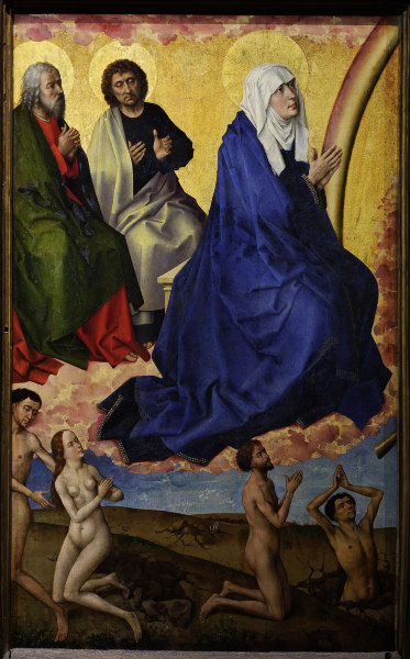 R. van der Weyden, Virgin and apostles von Rogier van der Weyden