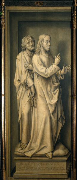 Rogier v.d.Weyden, Christ and Disciples von Rogier van der Weyden