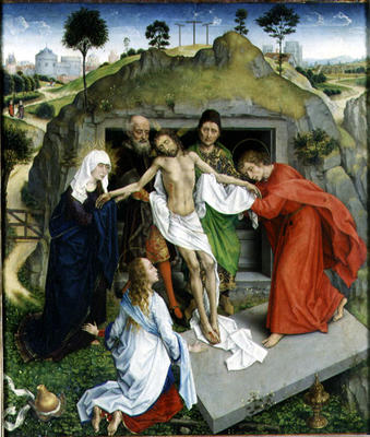 The Entombment, c.1450 (oil on panel) von Rogier van der Weyden