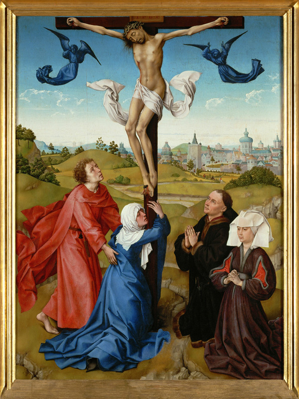 Die Kreuzigung (Der Kreuzigungsaltar) von Rogier van der Weyden