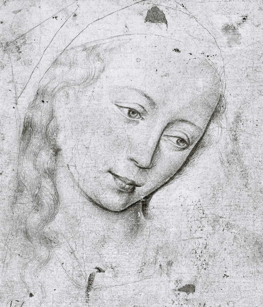 Head of the Virgin von Rogier van der Weyden
