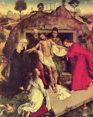 Grablegung Christi von Rogier van der Weyden