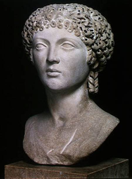 Bust of a Roman woman, possibly Poppaea Augusta, AD 55-60 von Roman