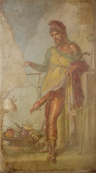 Priapus, from the Casa dei Vettii (House of the Vettii) von Roman