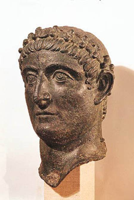 Head of Constantine the Great (c.274-337) von Roman