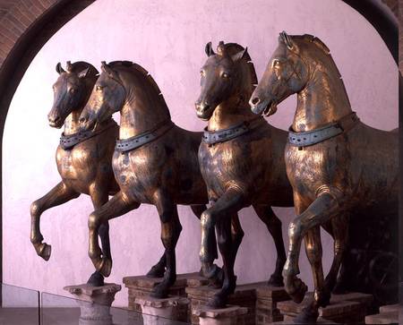 The Four Horses of San Marco, removed from the exterior in 1979 von Roman