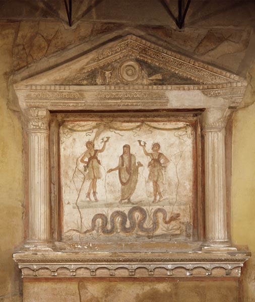 Household shrine, from the Casa dei Vetti House of the Vettii) von Roman