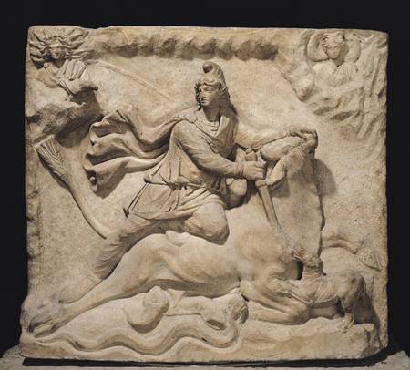 Mithras Sacrificing the Bull von Roman
