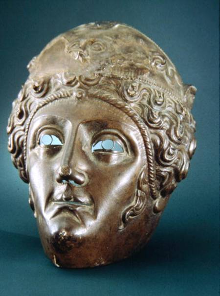 Parade mask worn by soldiers representing Amazons von Roman