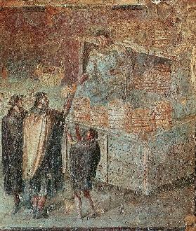 The Baker's Shop, from the 'Casa del Panettiere' (House of the Baker) in Pompeii 1st centur