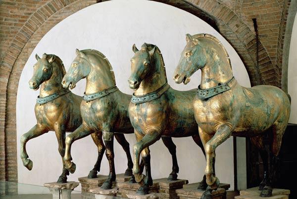 The Four Horses of San Marco, removed from the exterior in 1979 2nd-3rd ce