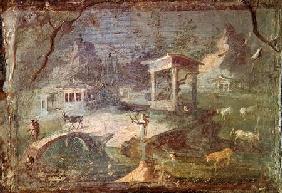 Idyllic Landscape, from Herculaneum 1st centur