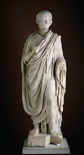 Togate statue of the young Nero 50 AD
