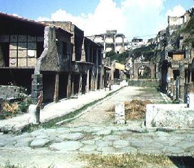 View of the Decumanus Maximus (Main Road) (photo) 1861