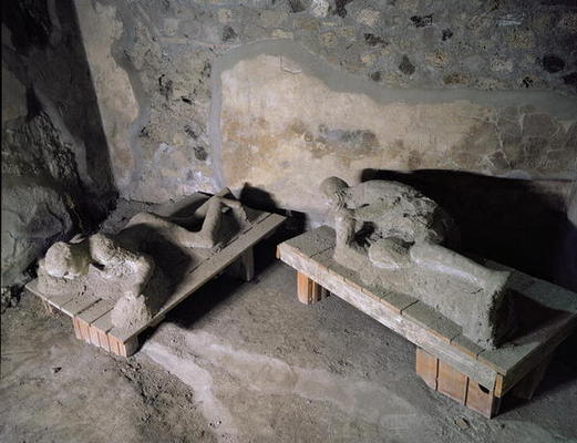 Two bodies in the House of Fabius Rufus (photo) von Roman 1st century AD