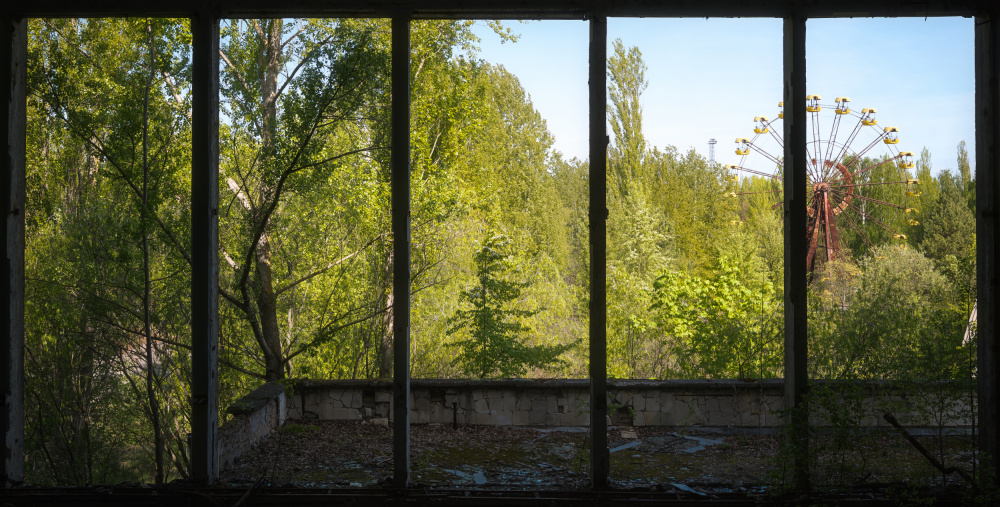 Riesenrad in Pripyat Tschernobyl von Roman Robroek