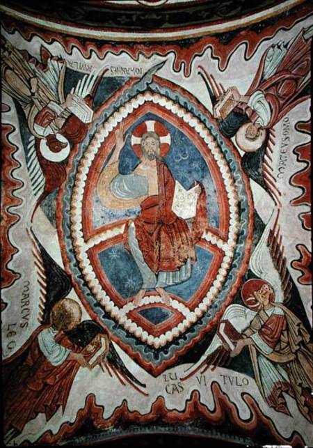Christ in Glory in the Tetramorph von Romanesque