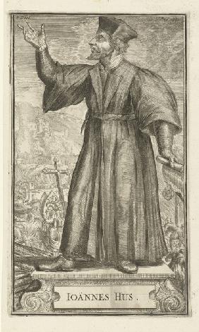 Porträt von Jan Hus 1701