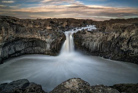 Aldeyjarfoss-Wasserfall Nordisland