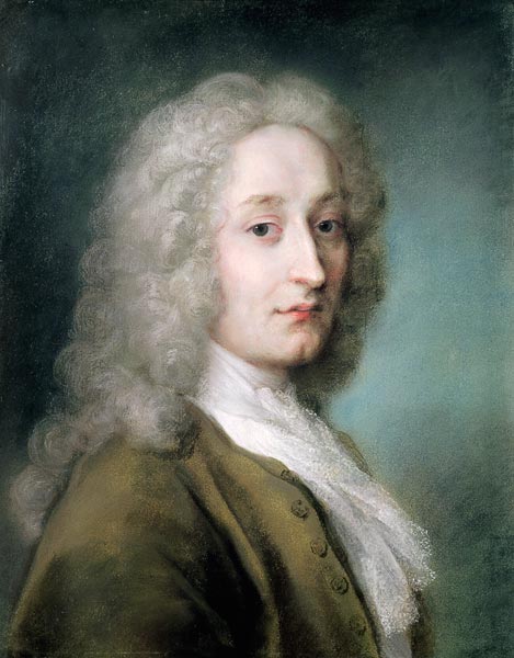 Portrait of Antoine Watteau (1684-1721) von Rosalba Giovanna Carriera