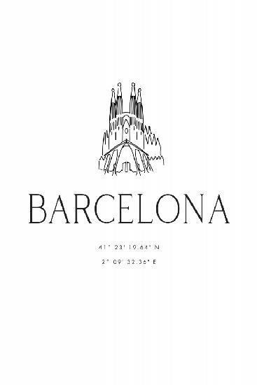 Koordinaten der Stadt Barcelona