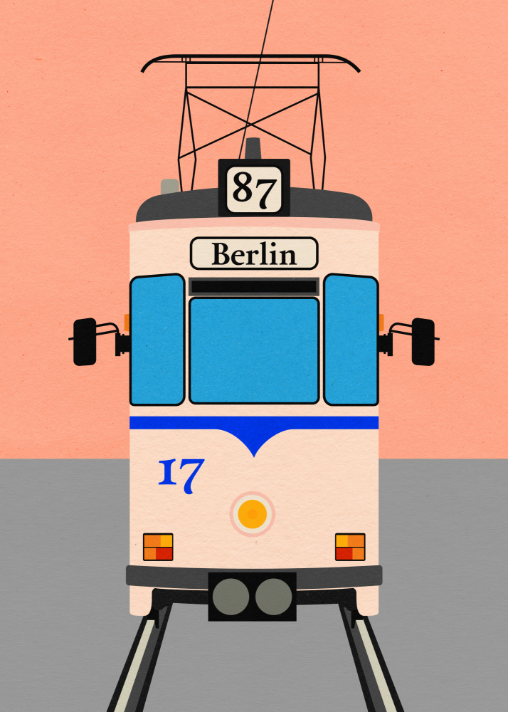 Berliner Straßenbahn von Rosi Feist