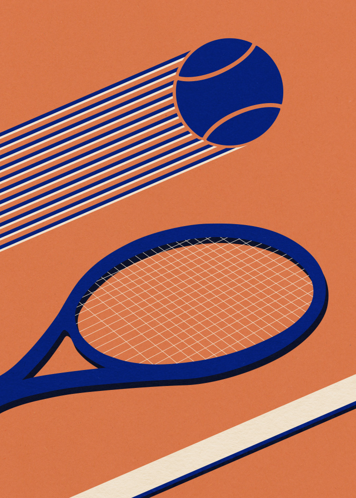 Tennis der 80er Jahre von Rosi Feist