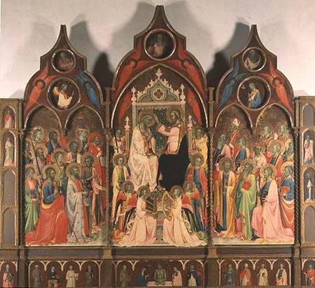 The Coronation of the Virgin von Rossello di Jacopo Franchi