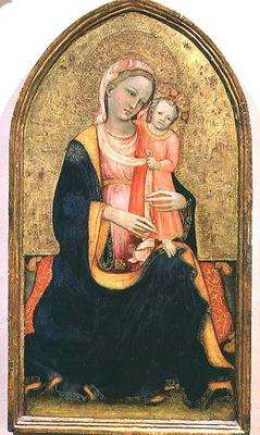 Madonna of Humility (tempera on panel) von Rossello di Jacopo Franchi