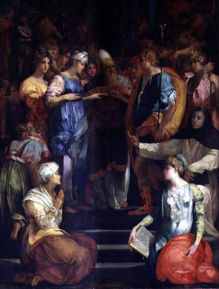 The Marriage of the Virgin von Rosso Fiorentino