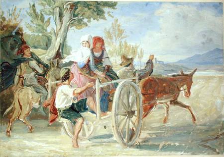 Italian Cart von Rudolf Friedrich Wasmann