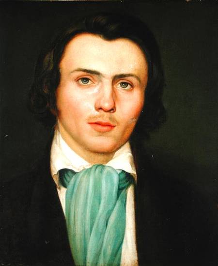 Portrait of a young man von Rudolf Friedrich Wasmann