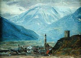 Merano in the Snow c.1840  pa