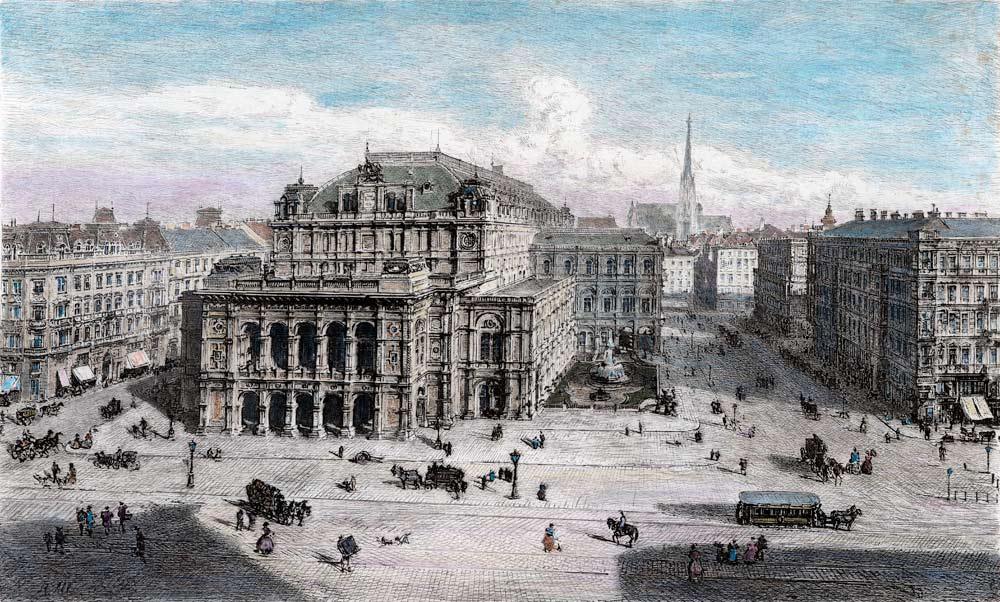 Wien, Staatsoper von Rudolf von Alt